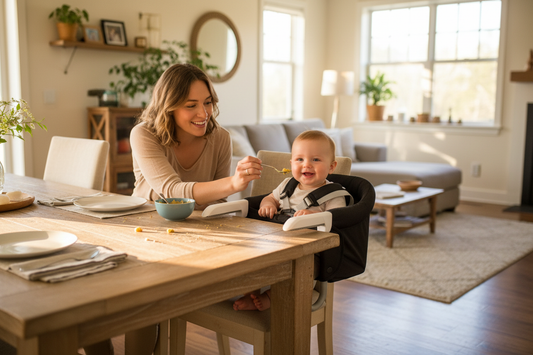 ¿Desde qué edad puede usar mi bebé una silla de comer portátil?