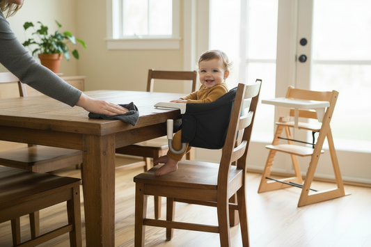 Cómo limpiar una silla de comer portátil para bebé: guía paso a paso