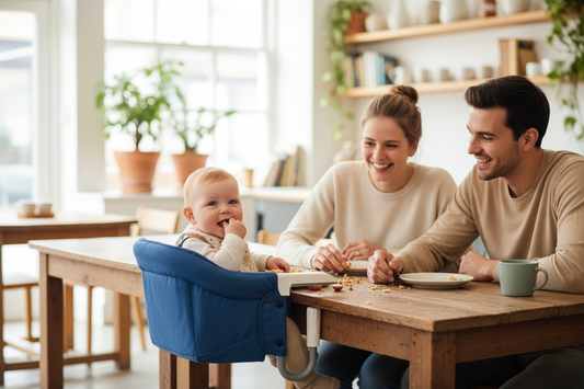 5 razones para usar una silla que se engancha a la mesa (y no una silla alta)