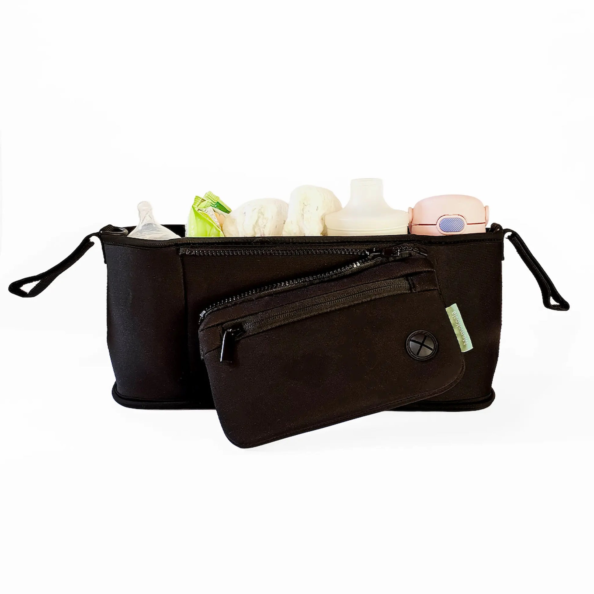 Organizador de coche Take&Go MemoKoala negro frontal - organizador portátil universal para coche bebé Chile