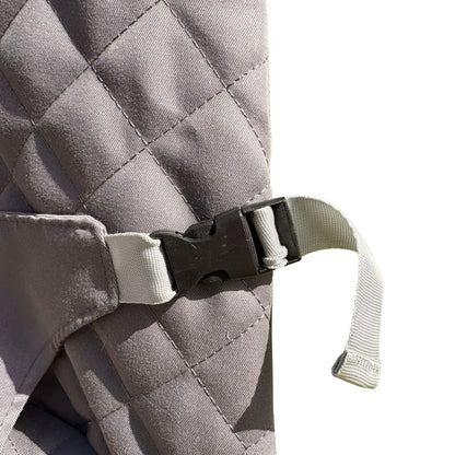 Detalle costuras reforzadas silla mecedora LazyBoy MemoKoala - diseño resistente para uso diario