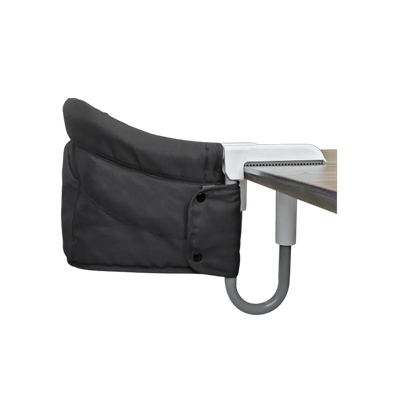 Detalle ganchos negros silla HookOn MemoKoala - no raya ni marca la mesa