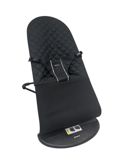 Interior asiento silla mecedora LazyBoy negra MemoKoala - acolchado cómodo para recién nacido